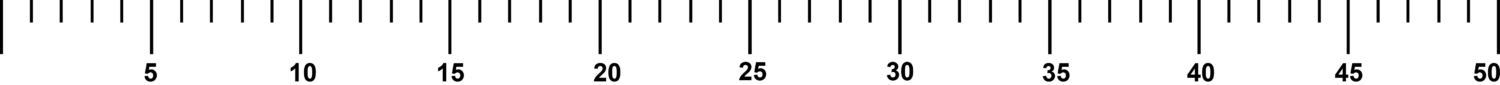 50-unit U-100 syringe scale