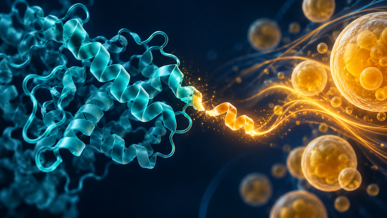 A short growth-hormone fragment moving toward lipid signaling