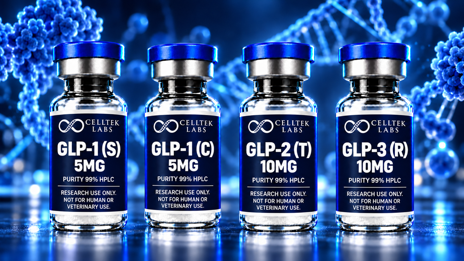 Single, Dual, Triple, and Amylin Signaling: How the GLP Research Compounds Differ research article image