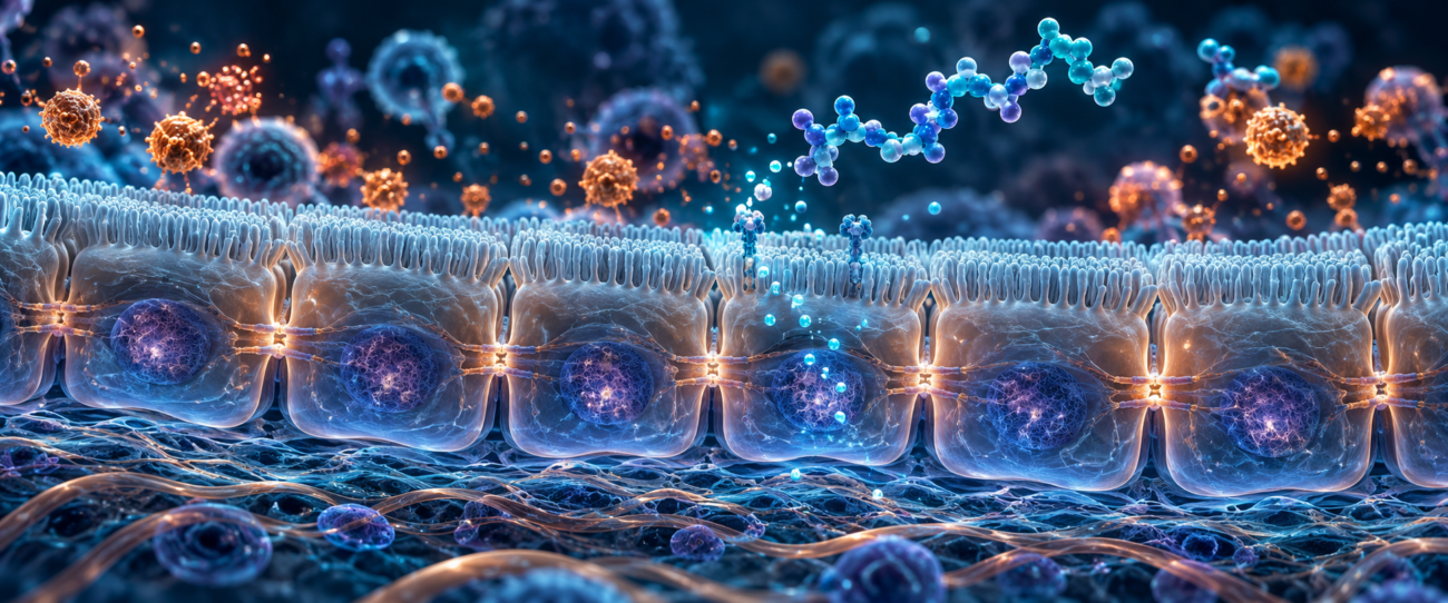 KPV inflammatory signaling at an epithelial barrier with preserved cell junctions