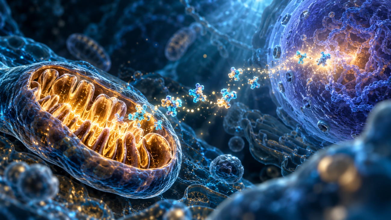 MOTS-C mitochondrial-to-nuclear signaling and cellular energy research